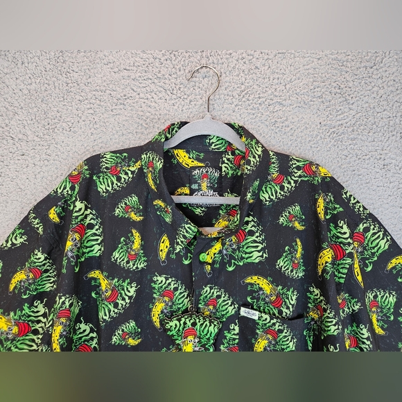 Fortunate Youth By Dixxon Mens Party Shirt Sz 4XL regae Banana Spring Summer - Picture 4 of 16